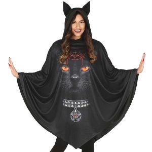 Halloween Fancy Dress Cat Poncho