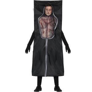 Adult Halloween Morgue Bodybag Costume