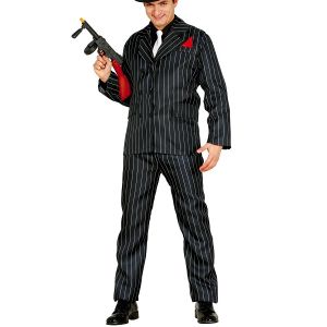 Mens Gangster Fancy Dress Costume