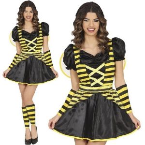 Ladies Bumble Bee Fancy Dress Costume