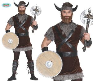 Mens Viking Fancy Dress Costume