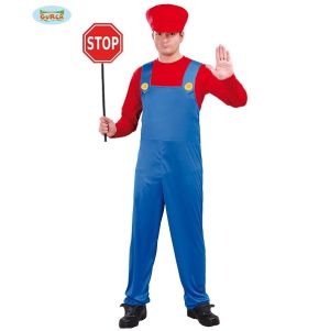 Mens Plumber or Train Driver Costume