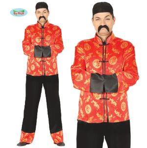 Mens Chinese Fancy Dress Costume