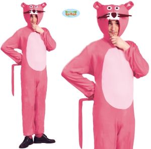 Mens Adult Panther Costume - Pink