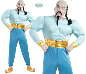 Mens Muscle Lamp Genie Costume