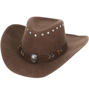 Adult Skeleton Outlaw Fancy Dress Hat