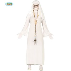 Ladies Halloween Ghost Nun Costume  