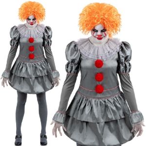 Ladies Halloween IT Chapter 2 Pennywise Dress Costume