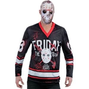 Adult Jason Voorhees Fancy Dress Hockey Top