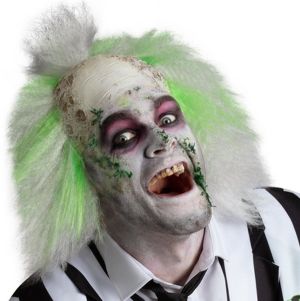 Mens Beetlejuice wig & headpiece