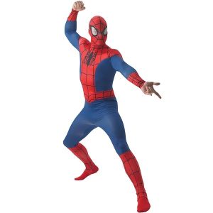 Mens Deluxe Spiderman Costume