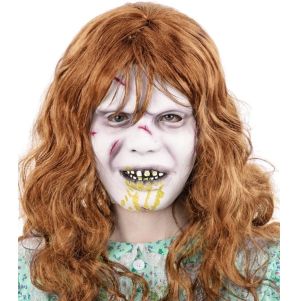 Halloween Licensed Exorcist Regan Mask with Hair