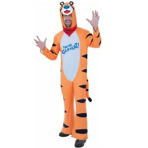 Adult Licensed Frosties Tony Tiger Fancy Dress Costume 