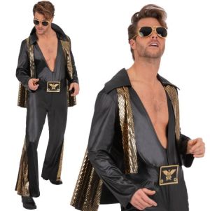 Adult Licensed Elvis Presley Jumpsuit Costume