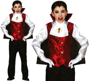 Childs Halloween Vampire Dracula Costume