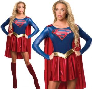 New TV Series Supergirl Fancy Dress Costume