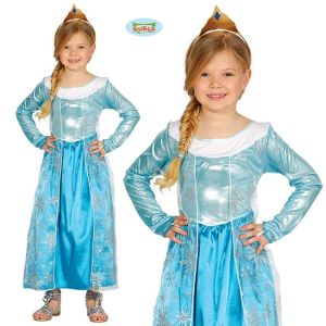 Childs Ice Princess Fancy Dress Costume