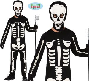 Childs Skeleton Fancy Dress Costume