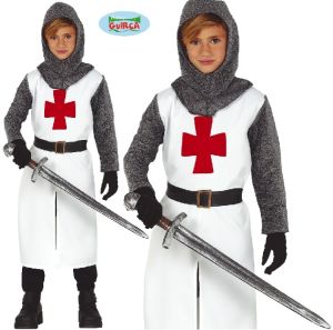 Childs Templar Knight Crusader Costume