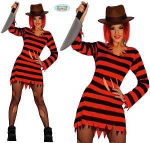 Ladies Halloween Miss Knife Hands Costume