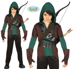 Childs Archer Assasin Fancy Dress Costume