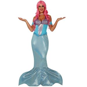 Ladies Mermaid Fancy Dress Costume