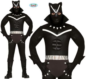 Mens Black Cat Superhero Costume 