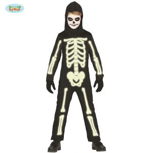 Childs Glow in the Dark Skeleton Costume
