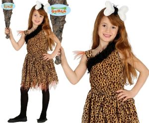 Childs Cavewoman Fancy Dress Costume 