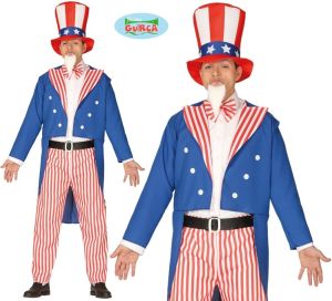 Mens American Uncle Sam Costume