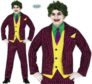 Mens Crazy Villain fancy dress Costume