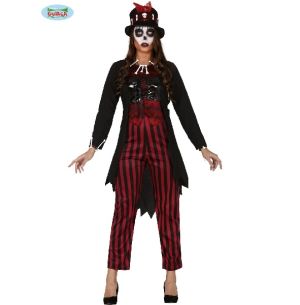 Ladies Halloween Voodoo Witch Costume 