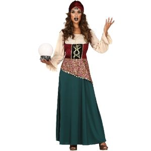 Ladies Halloween Fortune Teller Costume