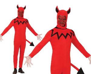 Mens Red Devil Demon Costume
