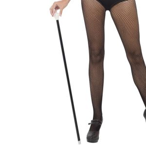 20s Fancy Dress Dance Cane - Black/White