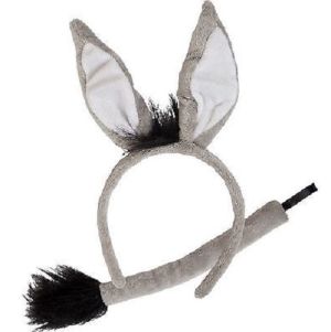 Donkey Set - Ears on band & Tail