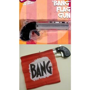 Novelty Bang Gun with Flag