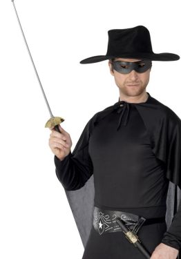 Musketeer Rapier Sword, Scabbard & Eyemask
