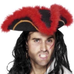 Pirate Tricorn Fancy Dress Hat