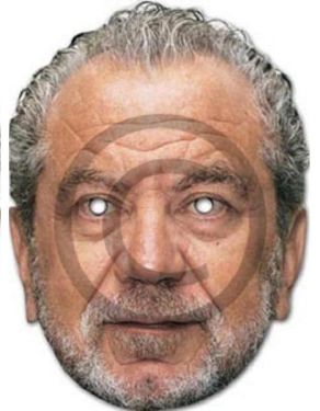 Celebrity Fancy Dress Mask - Alan Sugar Mask