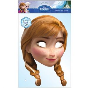 Licensed Disney Frozen Card Mask - Anna 