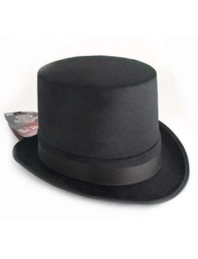 Fancy Dress Topper Top Hat - Black