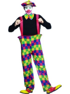 Adult Fancy Dress - Mens Clown Costume