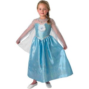 Childrens Officially Licensed Frozen Deluxe Elsa Costume 