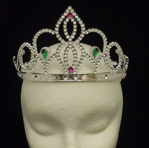 Girls Fancy Dress Tiara - Silver Coloured