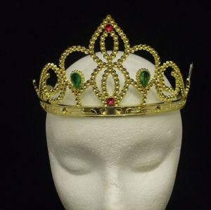 Girls Fancy Dress Tiara - Gold Coloured