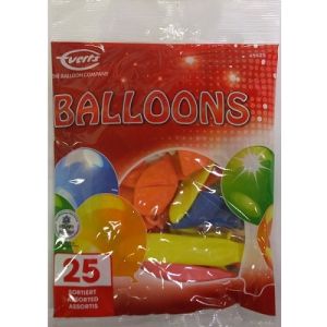 Pack of 25 Party Balloons