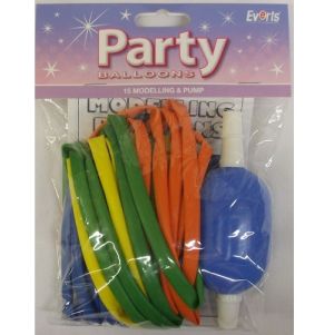 Pack of 15 Modelling Balloons