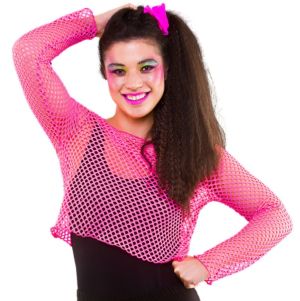Long Sleeve Mesh Top