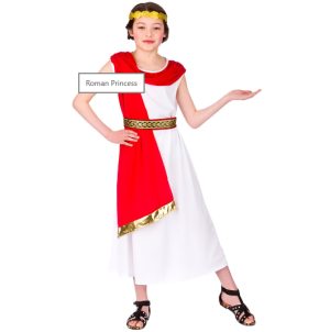 Girls Roman Princess Costume 